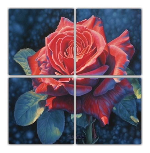 4 Canvas Calidos Rosa Sensibilidad Artística 30x30cm