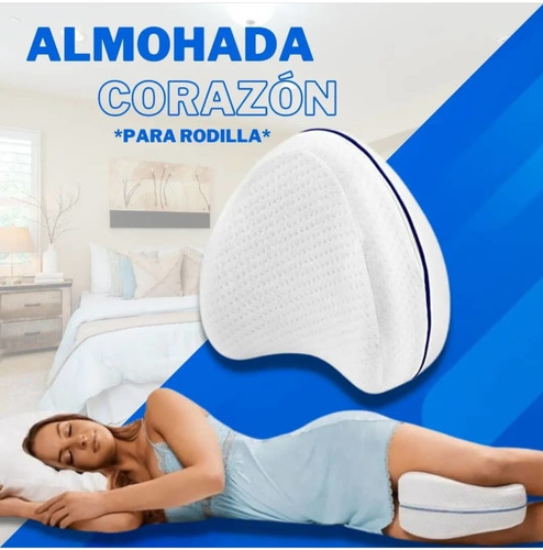 Almohada Corazón Para Rodillas. Memory Foam