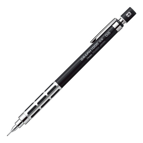 Portaminas Pentel Graph1000 0.5mm Negro (importacion De J...