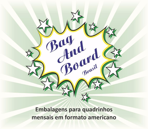 Bag And Board Para Quadrinhos Em Formato Amer. C/ 100 Unid.