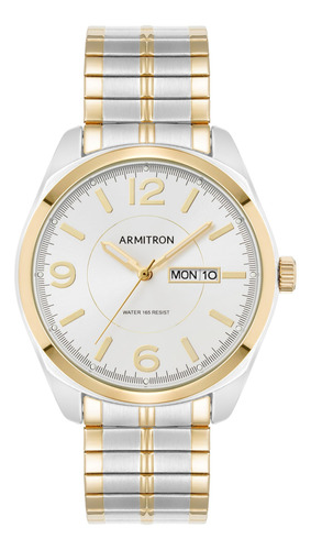 Reloj Armitron Day-date Para Hombre Con Correa De Expansión