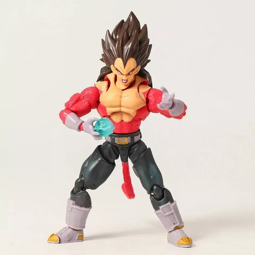 Figura Shf Ssj4 Vegeta Dragon Ball Gt, Boneco De Ação, Jarro