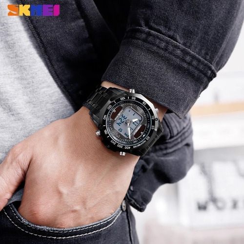 Reloj Skmei 1493 Deportivo Solar Acero Inoxidable Digital