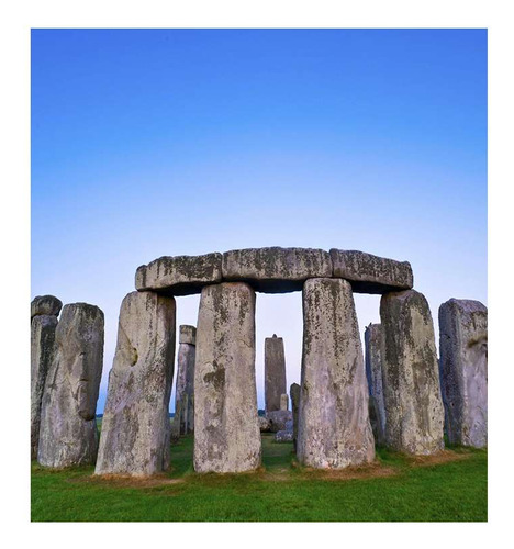 Vinilo 30x30cm Stonehenge Monumento Historico Trueno