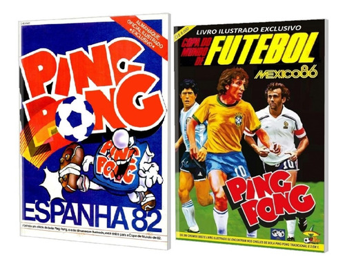 Álbum Copa Do Mundo 1982 E 1986 - Ping Pong