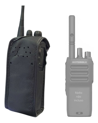 10 Capa Prendedor Rádio Comunicador Motorola R2 Alça