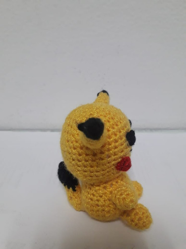 Pikachu Mini Bordado A Mano