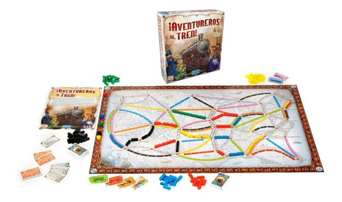 Imagen 3 de 3 de Juego de mesa ¡Aventureros al tren! 2021 Maldón