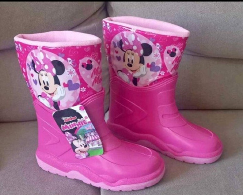 Botas De Minnie Para Niña Talla 32-33 Disney 