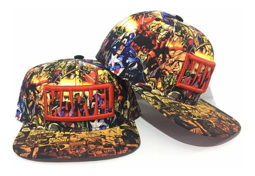 Gorras Marvel Adulto + Niño Edición Especial Contramarcadas