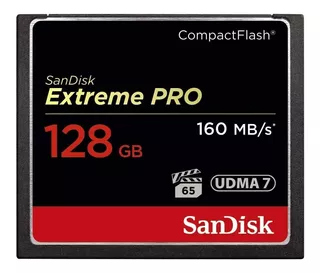 Tarjeta De Memoria Sandisk Extreme Pro De 128 Gb Rojo/negro