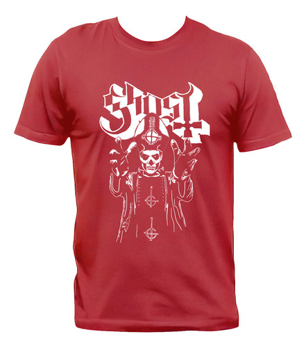 Remera Ghost Papa Emeritus Heavy Metal 100% Algodón