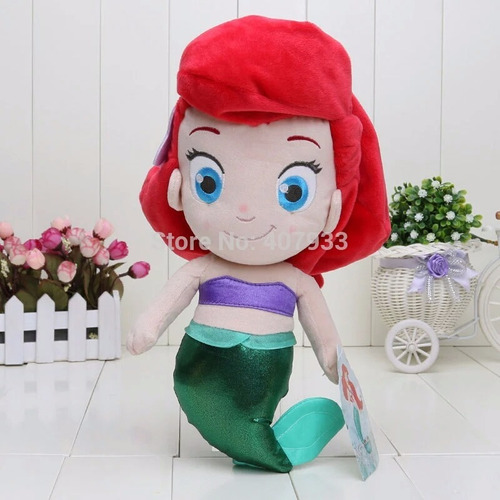 Ariel La Sirenita Disney Peluche 30 Cm Nuevo Y Sellado