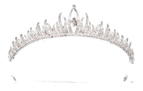 Corona Tiara Boda, Novia O Xv Años Fantasia Diadema C03