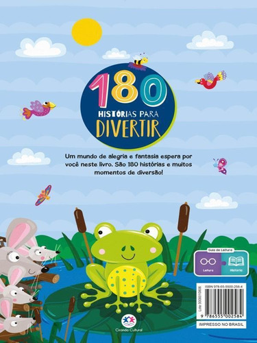180 Histórias Para Divertir, De Cultural, Ciranda. Editora Ciranda Cultural, Capa Mole Em Português