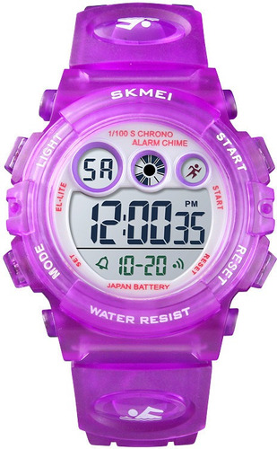 Reloj Niña Dama Skmei Digital Purpura