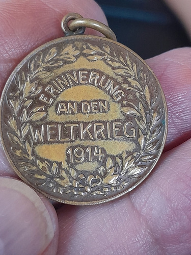 Medalla Alemania Recordando La Guerra Mundial De 1914 