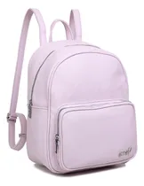 Comprar Mochila Cuero Ecologico Anti Robo Espalda Urbana Tiras