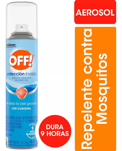 Off Repelente Proteccion Invisible Everyday No Graso