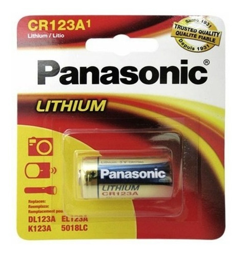 Pila  Bateria Cr123a  Cr123 Lithium Panasonic  