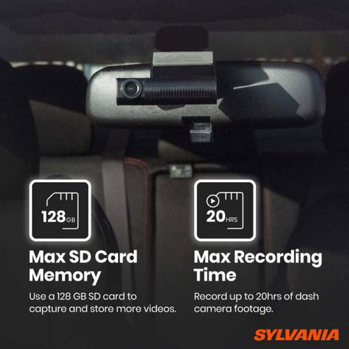 Cámara De Tablero Sylvania Roadsight Stealth 280 Grados