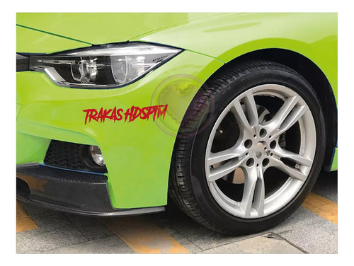 Trakas 2pzas Vinil Hdsptm Luis R Calcomanias Auto Stikers