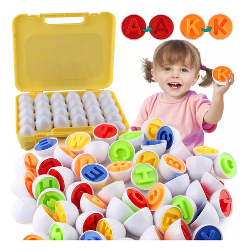 Huevos De Juguete Educativos Para Niños 26 Piezas Multicolor