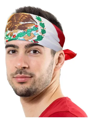 Bandana Con La Bandera Mexicana Bandana Mexicana Bandana Méx