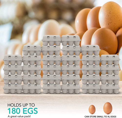 Cartones De Huevos Divididos Paquete De 15 Una Docena ...