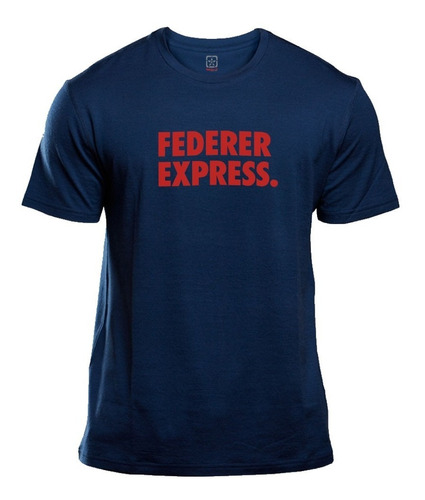 Remera Federer Express Tenis Atp 100% Algodón 