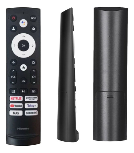 Control Remoto Smart Pantalla Para Google Tv Hisense Original Con Comando De Voz