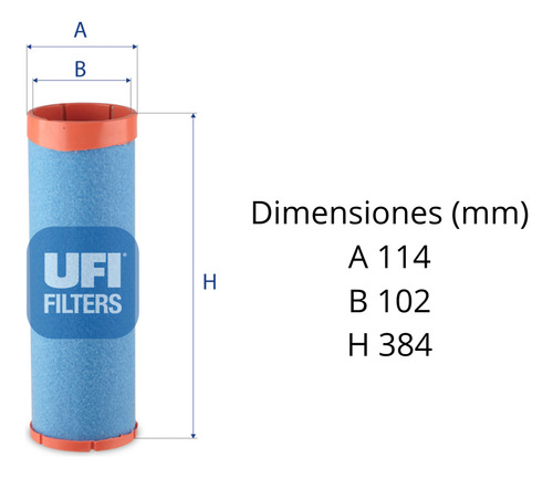 Filtro Ufi 27.511.00 = P782107 Rs3995 Af25730 Cf610