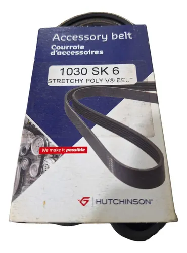 comprar Correa Poli V Elástica Hutchinson 6pk 1030