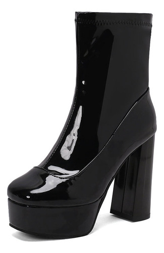Botas De Tornozelo Femininas Reacca Com Biqueira De Couro En