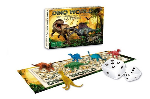 Juego De Mesa Dino World Carrera Toto Games Original Lelab