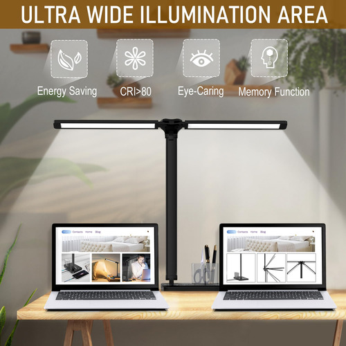 Lámpara De Escritorio Led Regulable Con Puerto De Carga Usb