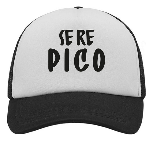 Gorra Trucker Con Frente Blanco