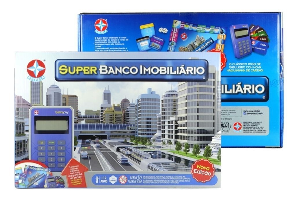 Como Jogar Super Banco Imobiliário Jogo Super Banco Imobiliário Com Cartão Estrela | Mercado Livre