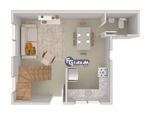 Imagem 7 de 30 de Sobrado Com 3 Dormitórios À Venda, 125 M² Por R$ 419.900,00 - Pinheirinho - Curitiba/pr - So0113