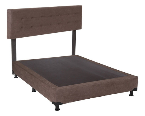 Cabecera Queen Size Dicasa Bilbao + Box Bless Chocolate