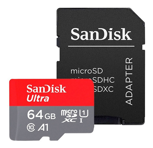 Memoria Micro Sdxc Sandisk 64gb Uhs-i 100 Mbs Class 10 A1 4k