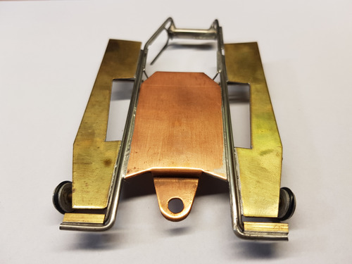 Chasis Slot Scalextric Retro En Cuerda Y Bronce Esc. 1/24