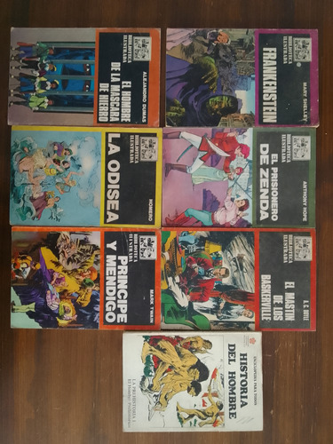 Lote 6 Novelas Graficas/cómics. Biblioteca Ilustrada Omgsa 