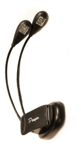 Lampara Luz Led Parquer Doble Brazo Para Atril Clip Cuota