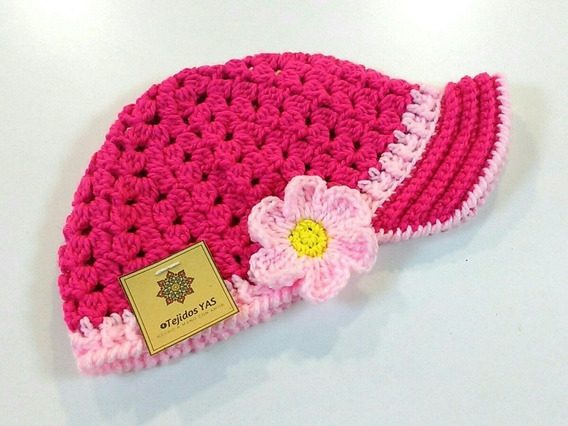 Gorro Tejido Crochet Con Visera | 📦