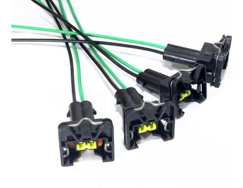 comprar Kit X4 Fichas Para Inyectores Iwp Bosch Marelli 2 Pin
