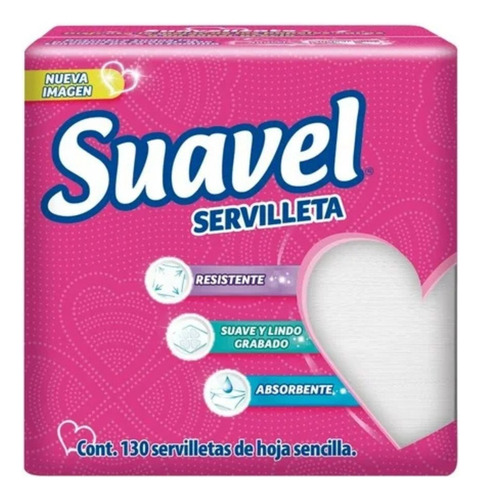 Servilletas Suavel 130 Pzas