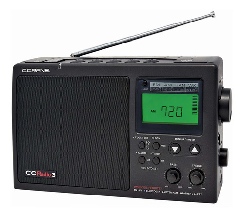 C.crane Ccradio 3 Radio Digital Portatil Bluetooth Para
