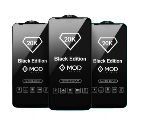 Mica Premium Black Edition 20k Para Motorola E20/ E30/ E7 