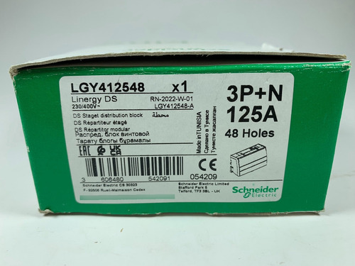 Distribuidor Linergy Tetrapolar 125a 4x12 Lgy412548